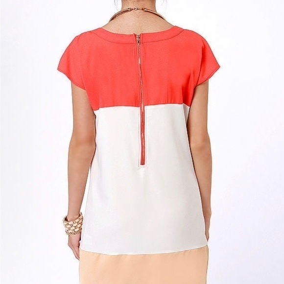 Lulu’s Colorblock shift dress with zipper detail - Picture 6 of 8
